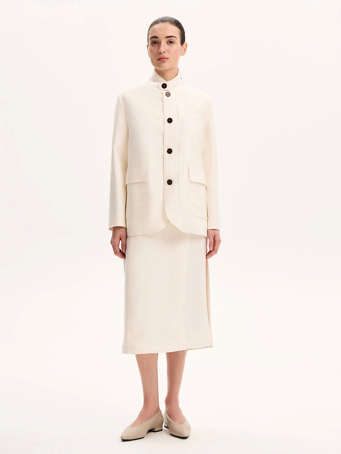 LSSL-122038 Жакет (кремовый, XS)