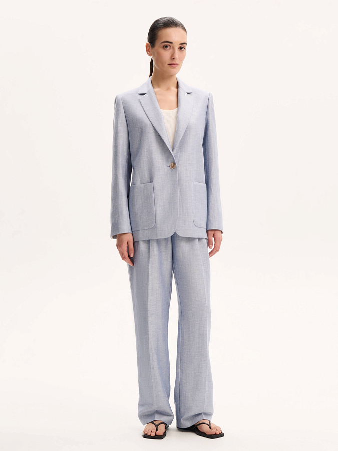 LSSL-122016 Жакет (синий, XS)