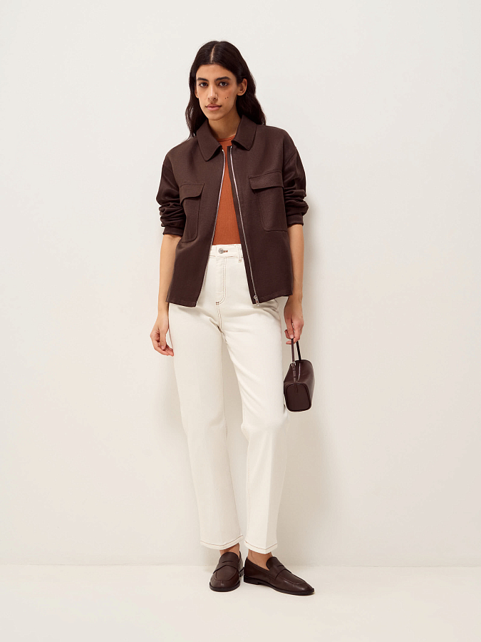 LSSL-542018 Джинсы (белый, 25)