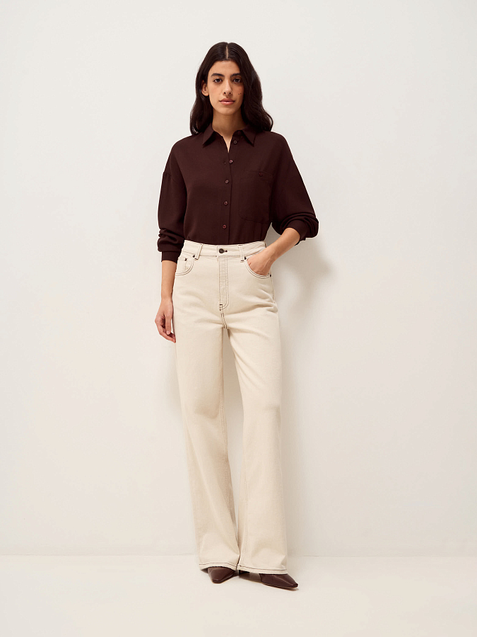 LSSP-542009 Джинсы (кремовый, 25)