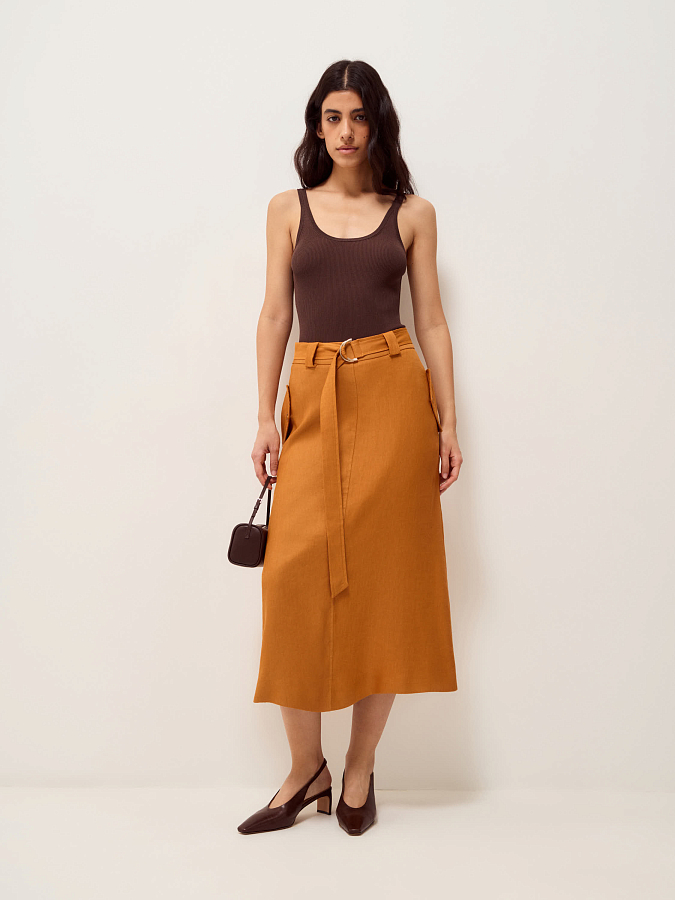 LSSP-032039 Юбка (карамель, XS)