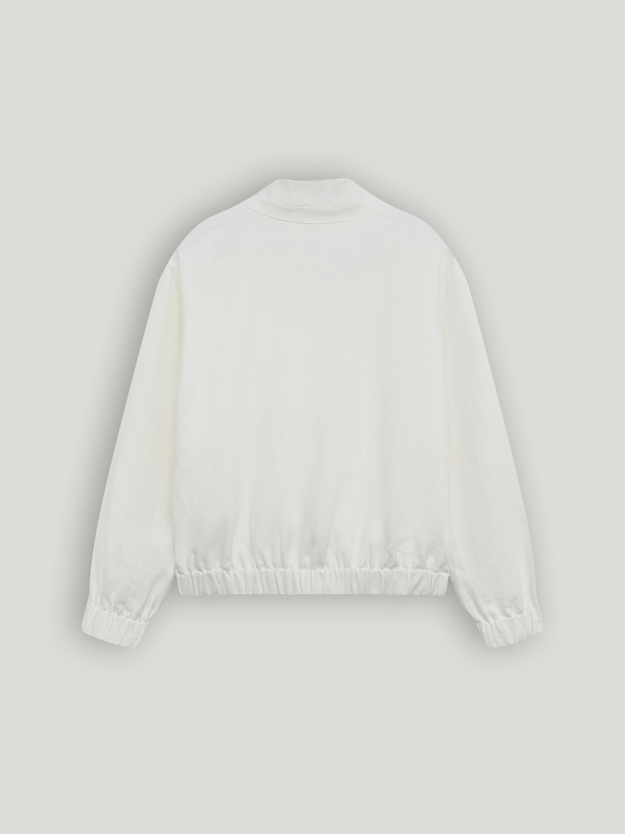 Бомбер из итальянского льна Manteco®
