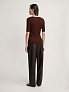 Топ из мериноса с шелком