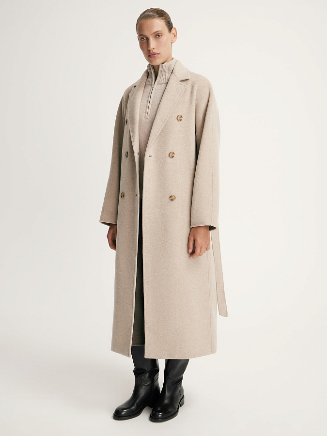 LSWR-042002 Пальто (бежевый, XS)