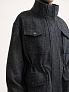 Куртка из шерсти с воротником из песца