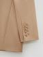 Flos-viscose shorts with elastic band with drawstring color beige