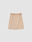 Flos-viscose shorts with elastic band with drawstring color beige