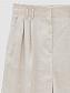 Flos-viscose shorts with elastic band with drawstring color beige