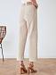 Flos-viscose shorts with elastic band with drawstring color beige