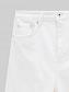 Flos-viscose shorts with elastic band with drawstring color white