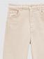 Flos-viscose shorts with elastic band with drawstring color beige