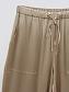 Flos-viscose shorts with elastic band with drawstring color menthol