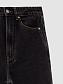Хлопковые прямые джинсы цвет темно-серый