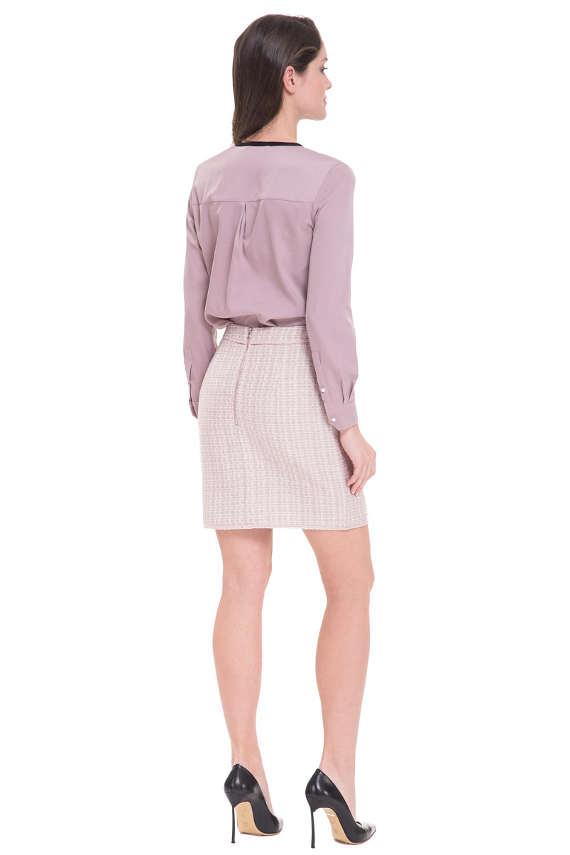 Юбка мини из шерсти