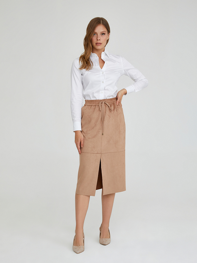 LSAT-032041 Юбка (бежевый, XS)