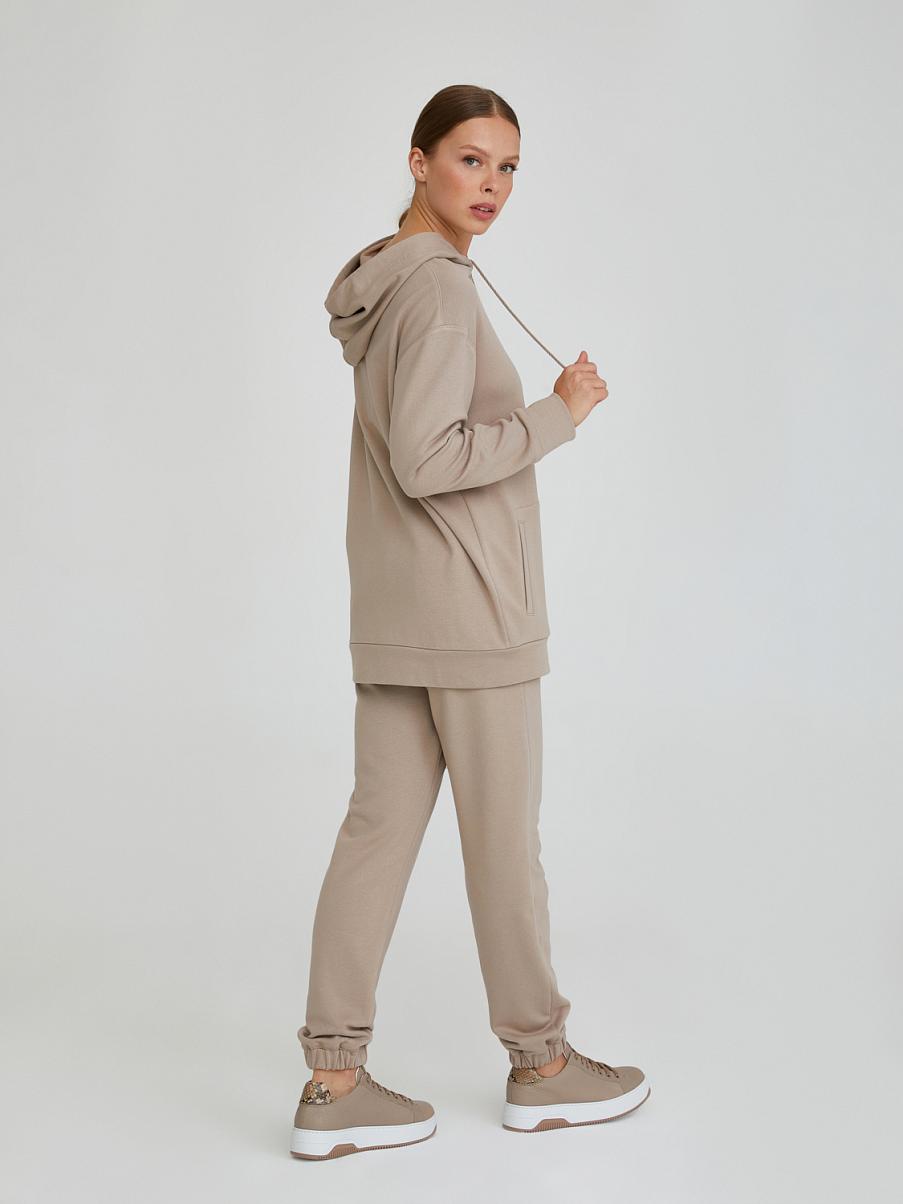 Толстовка oversize на молнии с капюшоном 