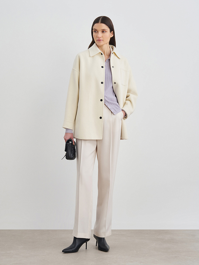 LSZC-041003 Пальто (белый, L)