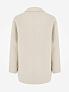 Двубортное укороченное пальто из кашемира и шерсти