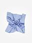 Шелковый однотонный платок цвет синий
