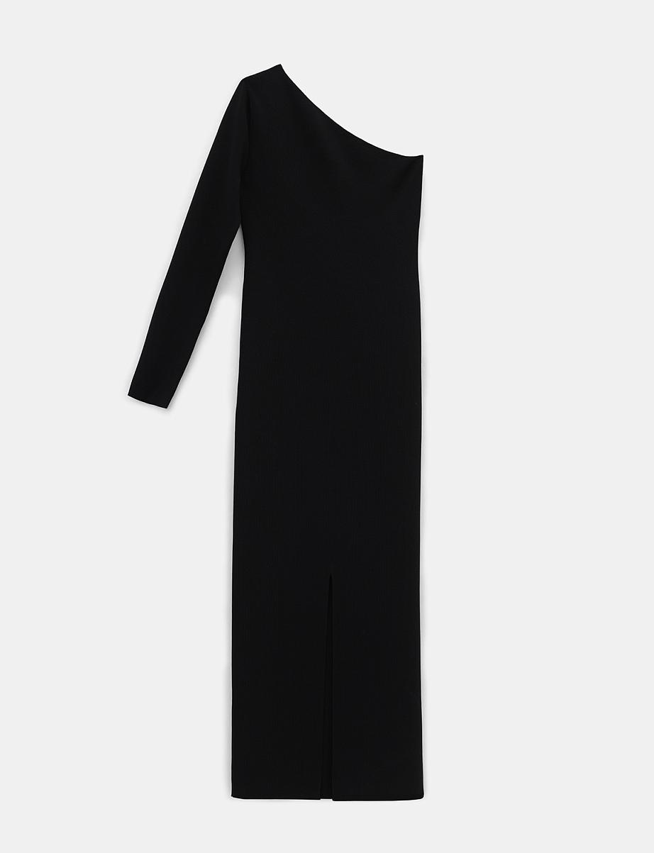Облегающее платье миди на одно плечо