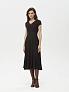 Трикотажное платье миди с люрексом